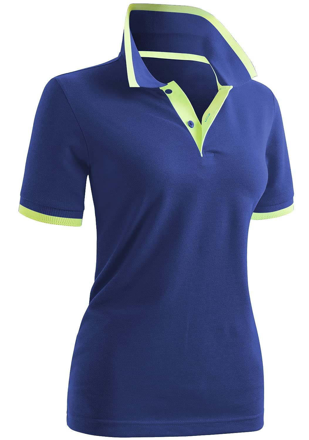 CLOVERY Women_s Casual Short Sleeve PK Polo Shirts